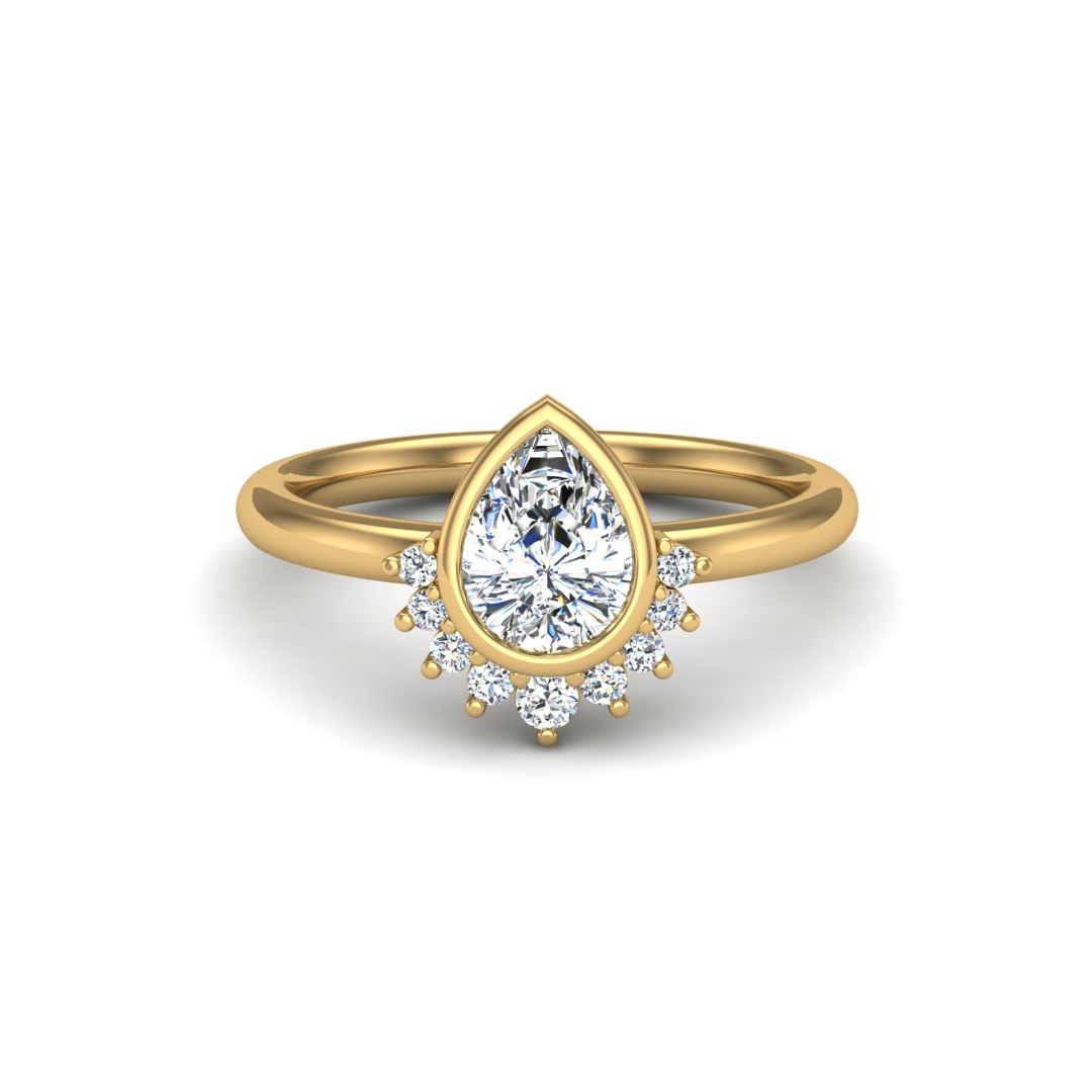 Cora Pear Engagement Ring